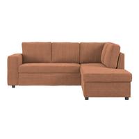 Kutna Garnitura Toulouse - crna/terakota, Trend, drvni materijal/drvo (224/206cm)