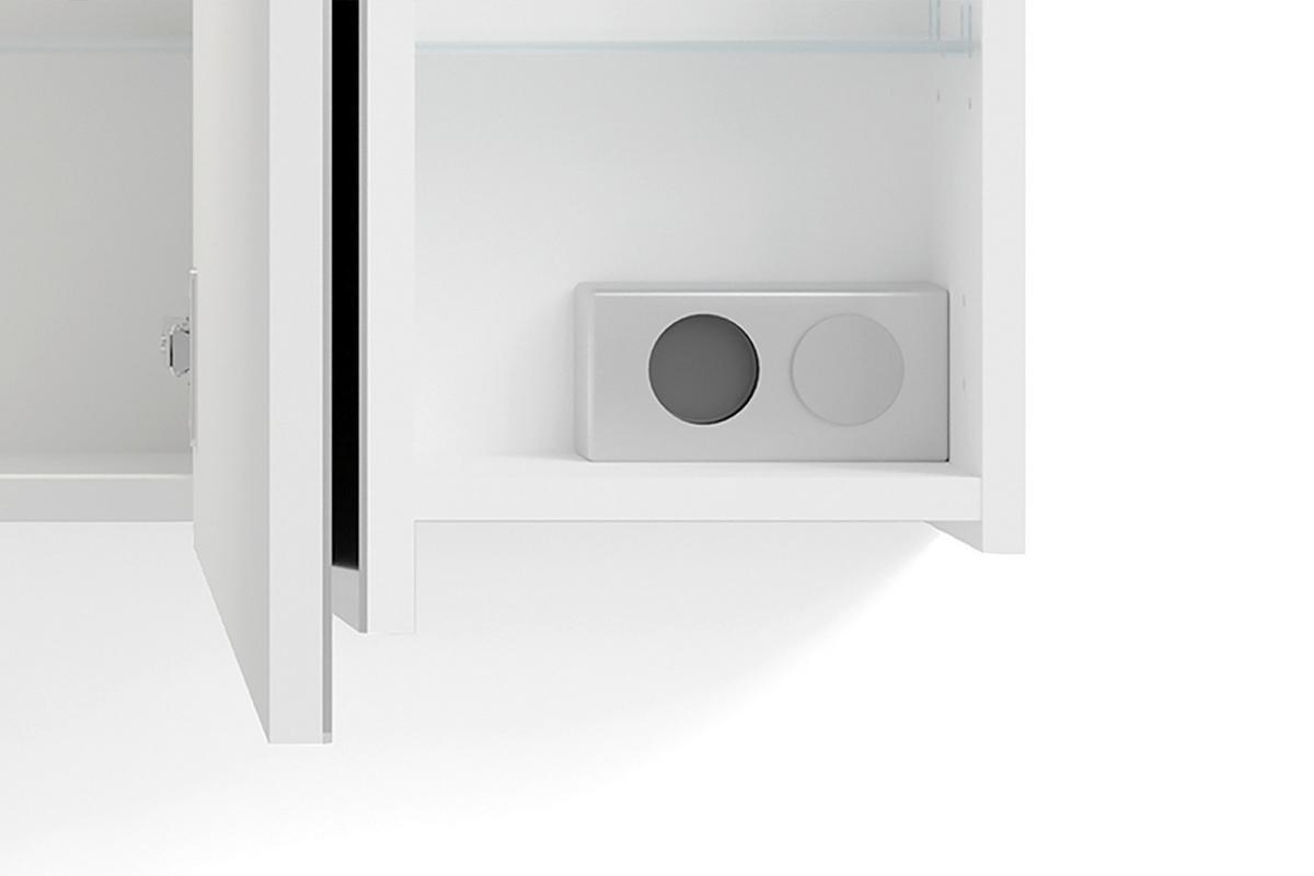 Spiegelschrank Spree Weiß - MODERN, Glas/Holzwerkstoff (120/60/20cm) - MID.YOU