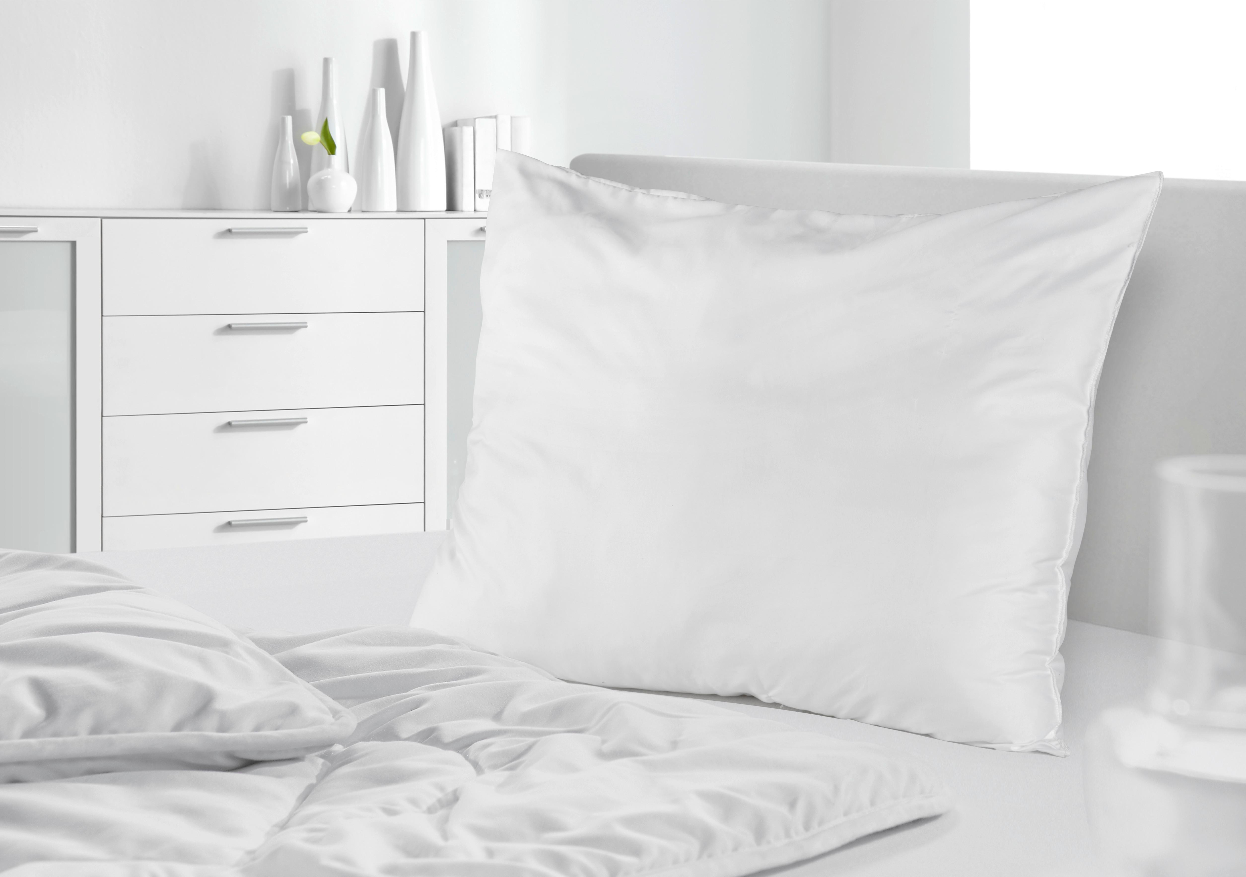 Kopfpolster Zilly Weiß ca. 70x90cm - Textil (70/90cm) - Nadana