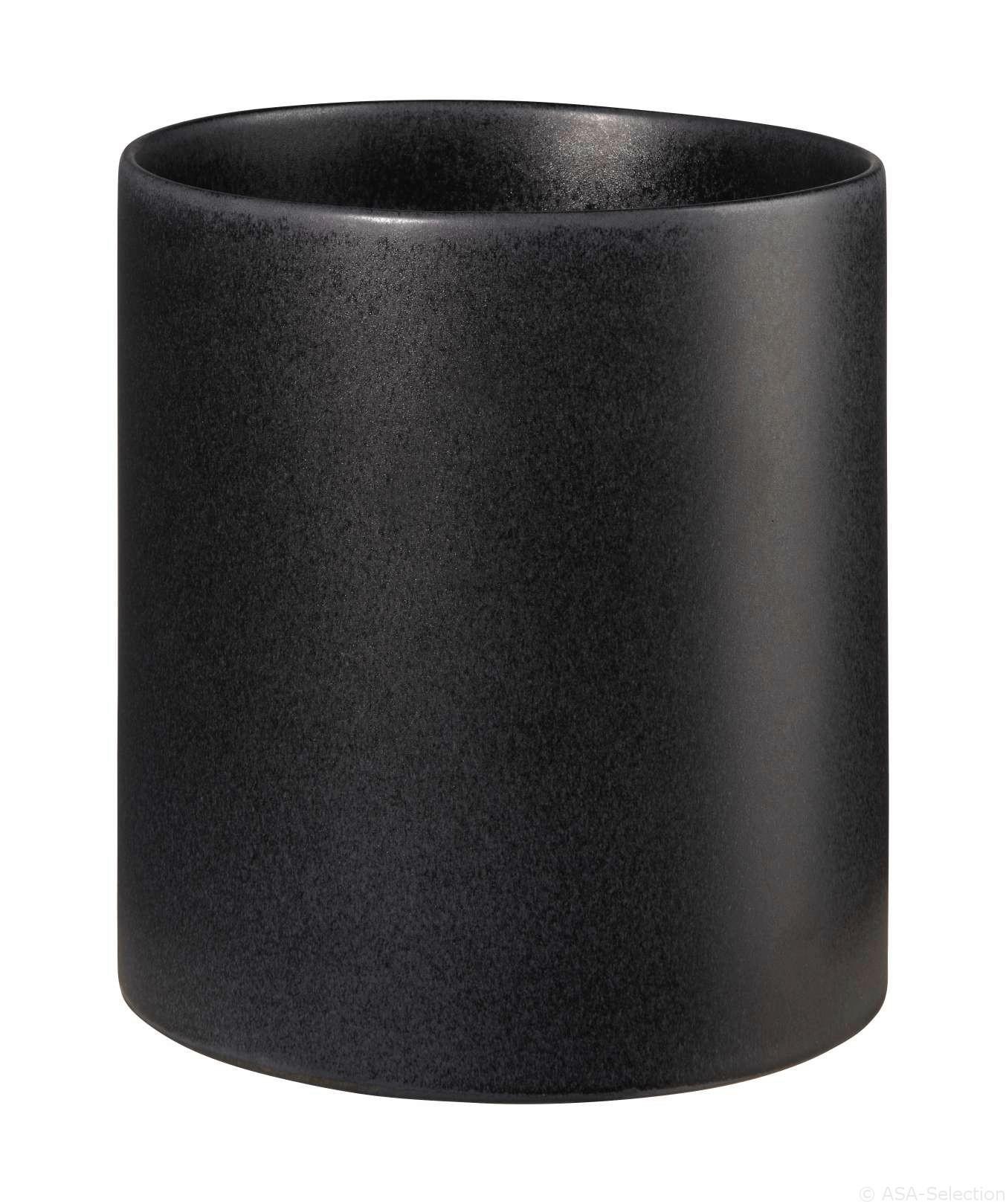 OSŁONKA NA DONICZKĘ 64056174 - czarny, Basics, ceramika (21,5/23cm) - ASA