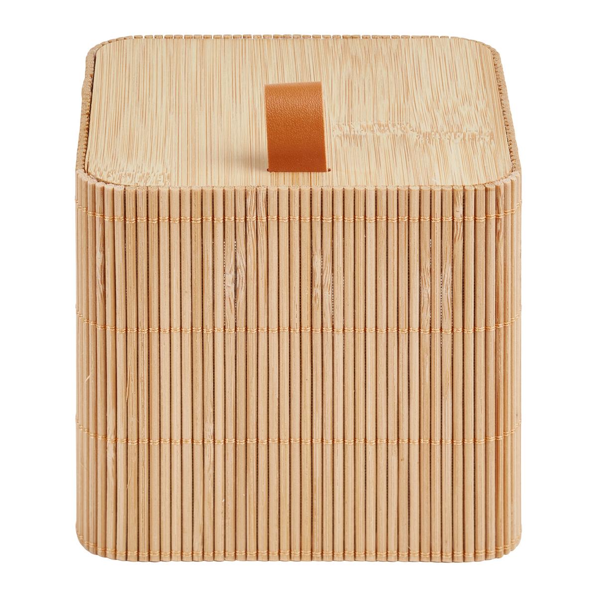 Dekorativna Škatla Tom - naravne barve, Konvencionalno, les (12/12/10cm) - Modern Living