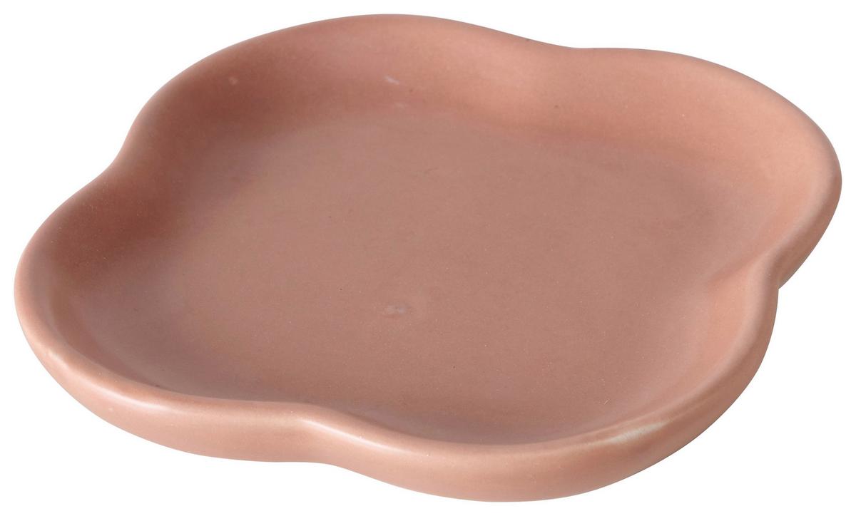 Dekoteller Splendy I in Hellrosa - Hellrosa, Modern, Keramik (10/2cm) - Modern Living