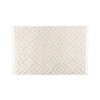 FLACHWEBETEPPICH DAHLIA - Weiß, LIFESTYLE, Textil (160/230cm) - P & B