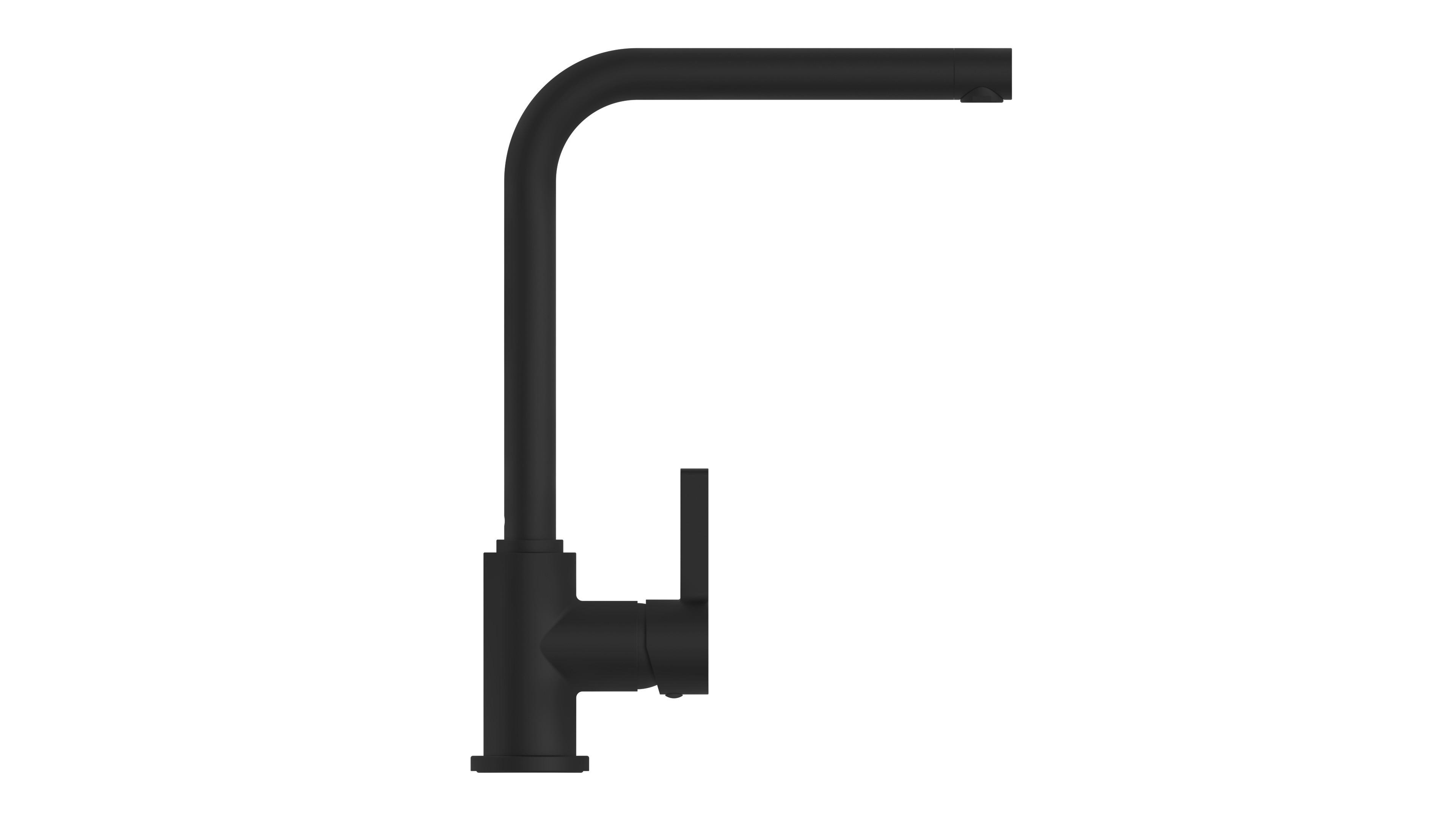 Küchenarmatur Sistant Dublin  in Schwarz - Schwarz, Basics, Metall (33,5cm) - Sistant