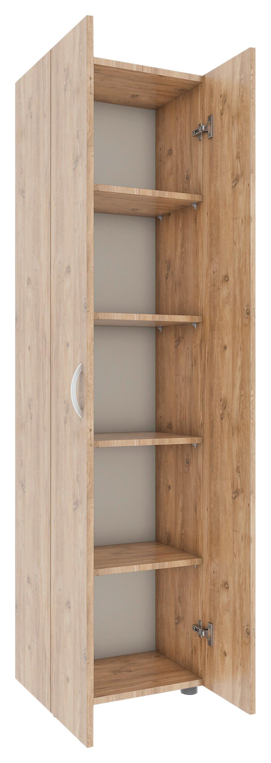 Pisarniška Omara Ulas 5, Hrast - medeni hrast, Moderno, leseni material (49/178/34cm) - MID.YOU