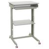 Pisalna Miza Workstation, Siva - siva, Basics, kovina/umetna masa (60/71,5-107,5/50cm) - MID.YOU