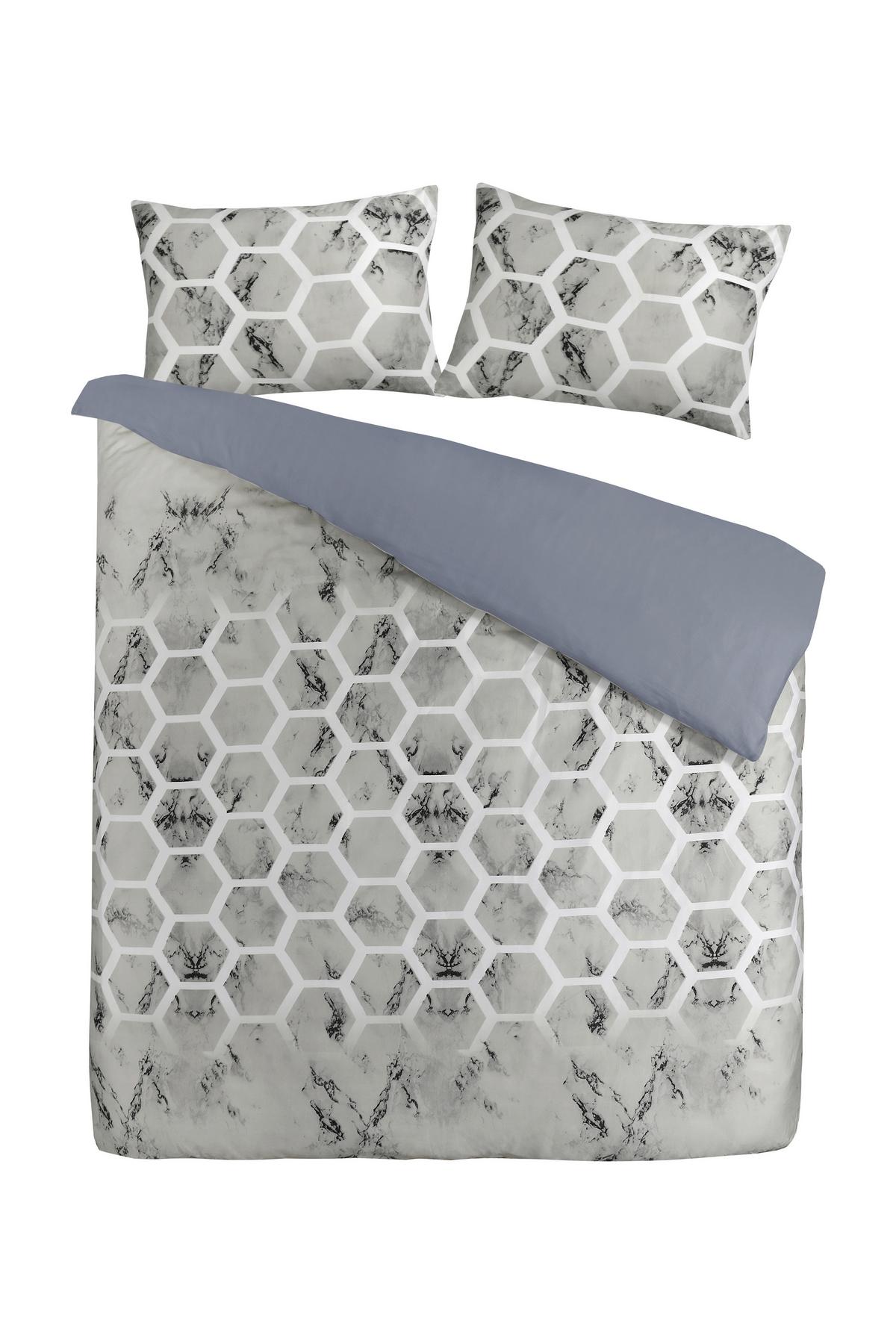 Bettwäscheset Aventura 125-De Grau 135x225 - Grau, Basics, Textil (135/200cm) - Kayoom