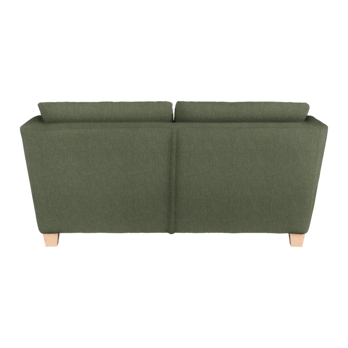 2-Sitzer-Sofa Devado Olivgrün - Olivgrün/Naturfarben, Holz/Textil (190/70-85/95cm) - Mömax