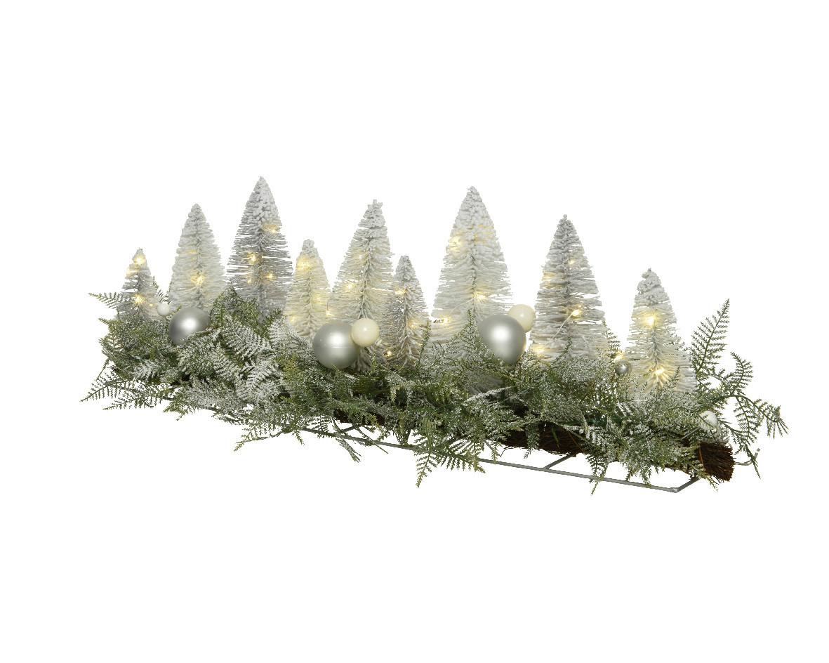 GAŁĄŹ DEKORACYJNA 687548 - biały, Konventionell, tworzywo sztuczne (90,00/24,00/26,00cm) - X-Mas