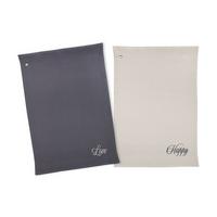Set de prosoape de vase Letters - Basics, textil
