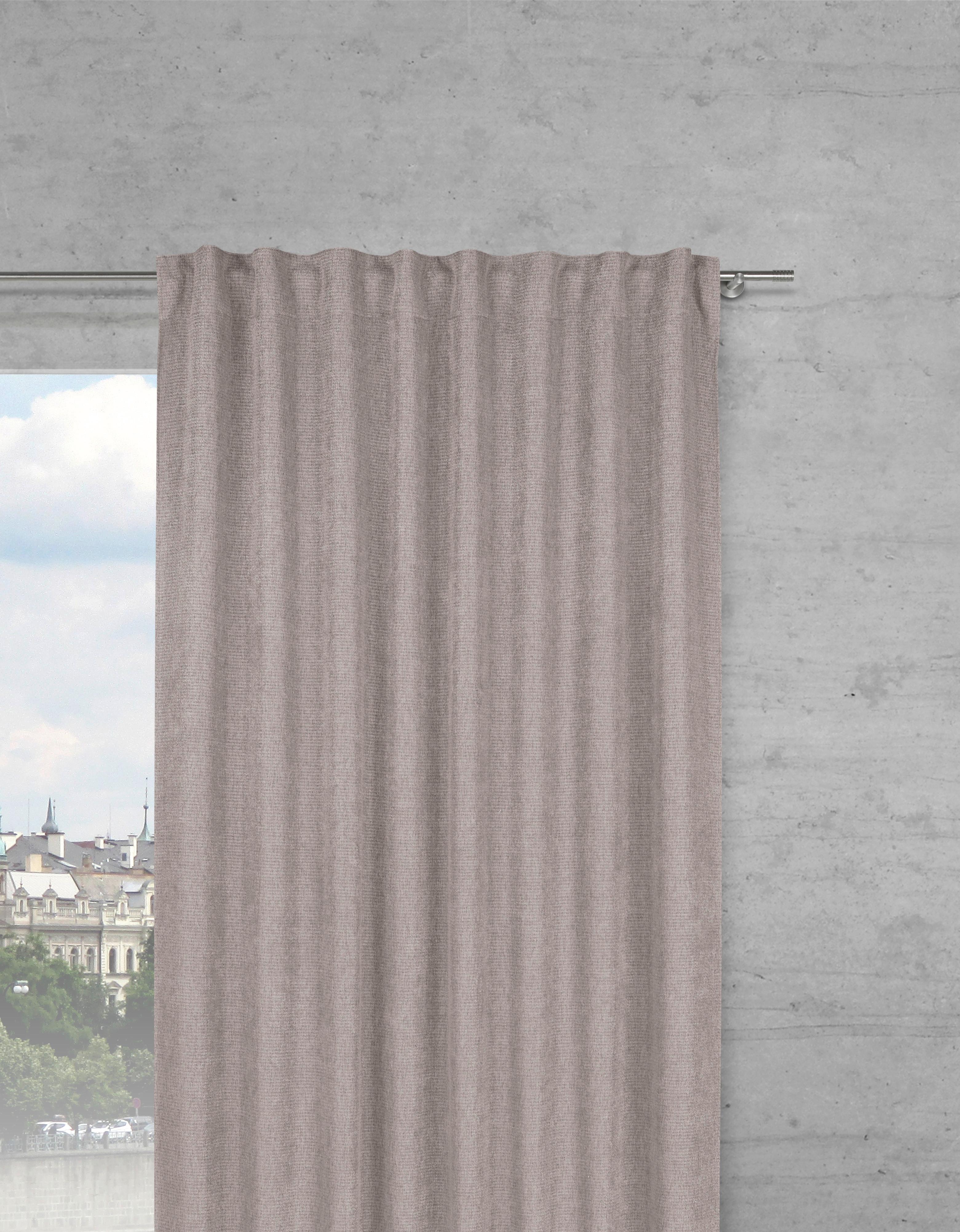 Sötétítőfüggöny Valentin 135/255cm - ezüst, Konventionell, textil (135/255cm) - Premium Living