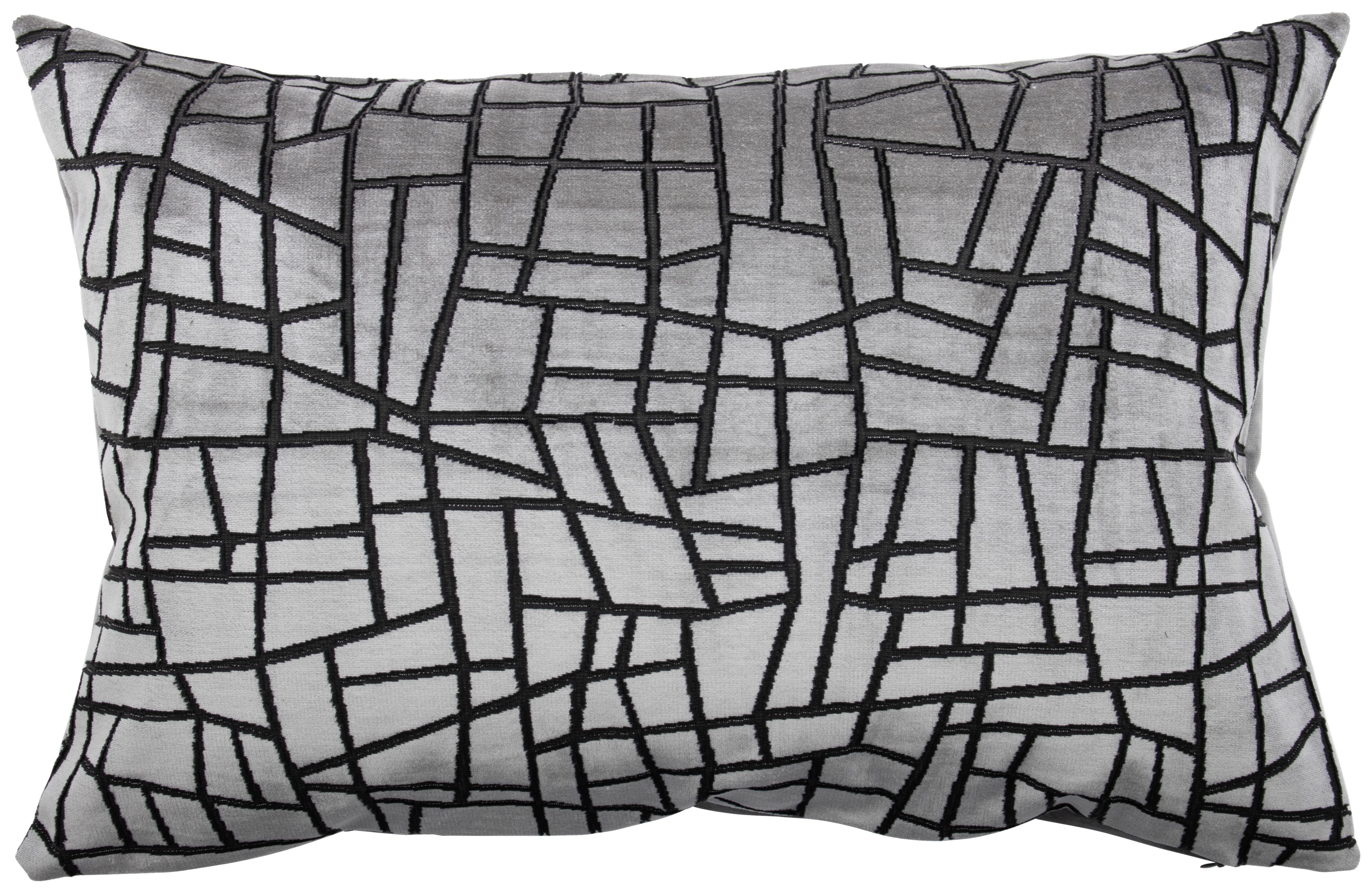 Kissenhülle Georg Grau ca. 40x60cm - Grau, Textil (40/60cm)