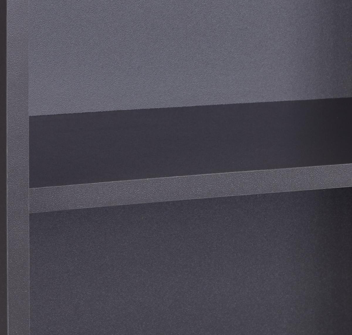 Regal Box - boje grafita, Moderno, drvni materijal (46/46/25cm) - Modern Living