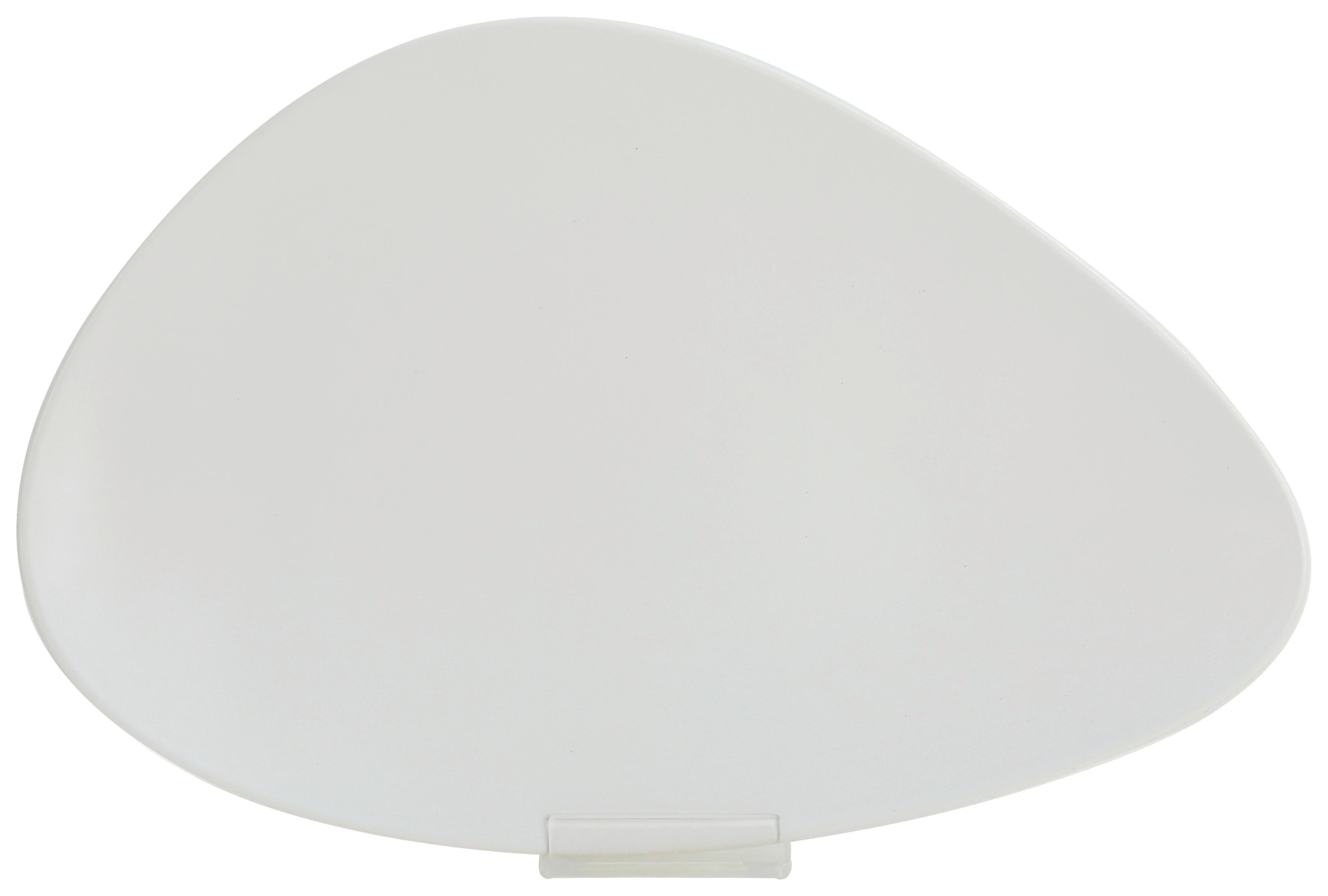 Lapostányér Melly - fehér, Modern, kerámia (35,2/23,1/3cm) - Premium Living