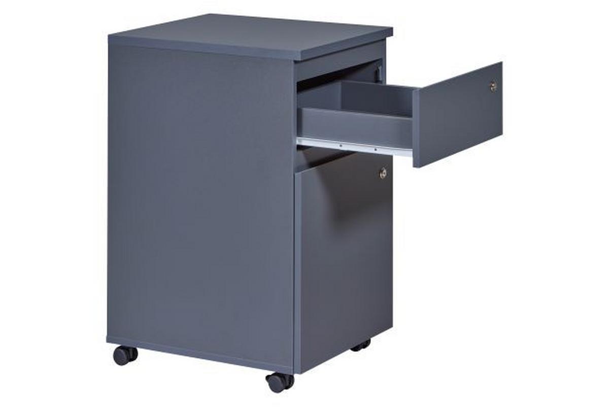 caisson à roulettes in Anthrazit - Anthrazit, Modern, Holzwerkstoff/Kunststoff (44/77/51cm) - Mömax