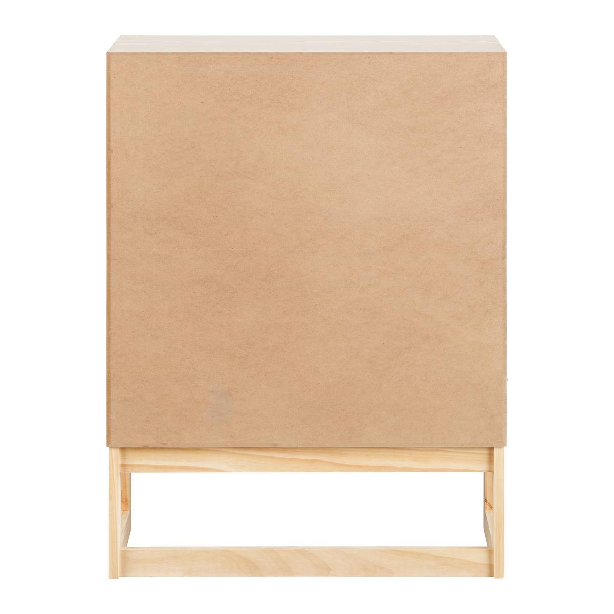 Comodă COSMA - culoare lemn pin/culoare natur, Modern, lemn/material pe bază de lemn (60/80/28cm) - Zandiara