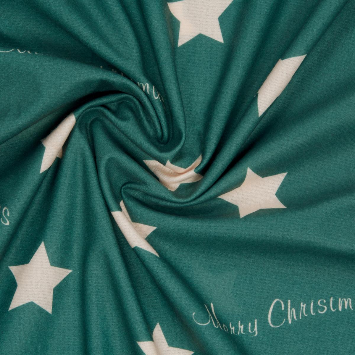 Bettwäsche Stars in Grün ca. 160x210cm - Grün, Konventionell, Textil (160/210cm) - Modern Living