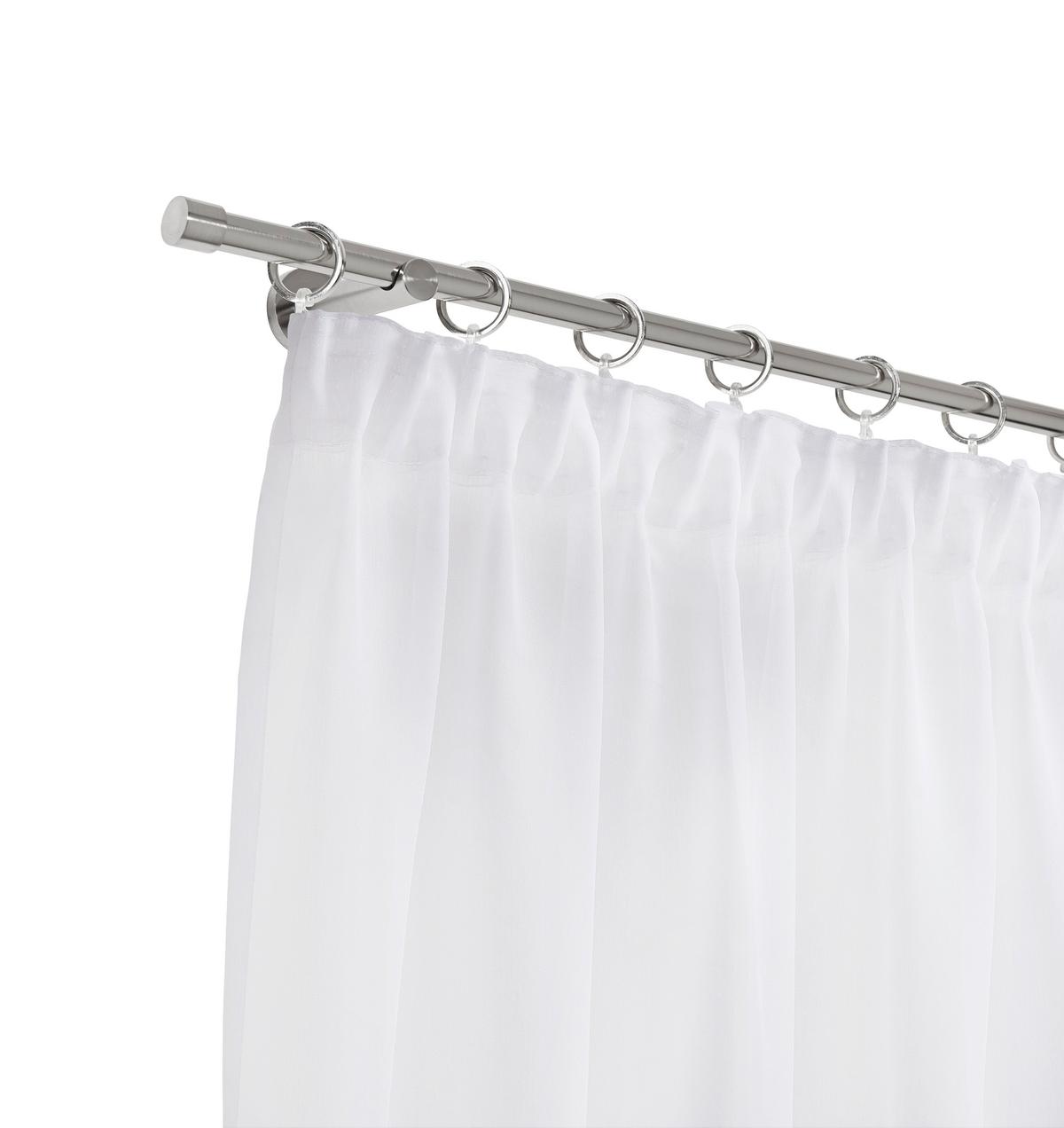 DRĄŻEK OKRĄGŁY - ZESTAW SABELLA - kolor stalowy, Basics, metal (120cm) - Boxxx