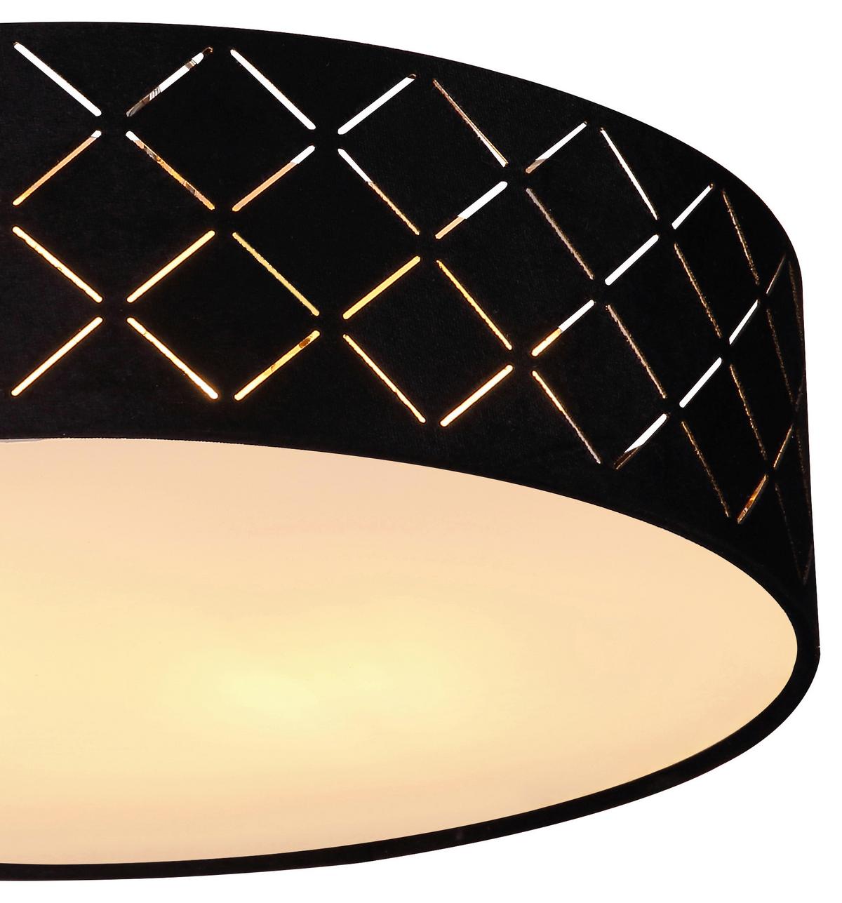 LAMPA SUFITOWA PICHL - czarny/biały, Design, tworzywo sztuczne/metal (38/10cm) - Novel