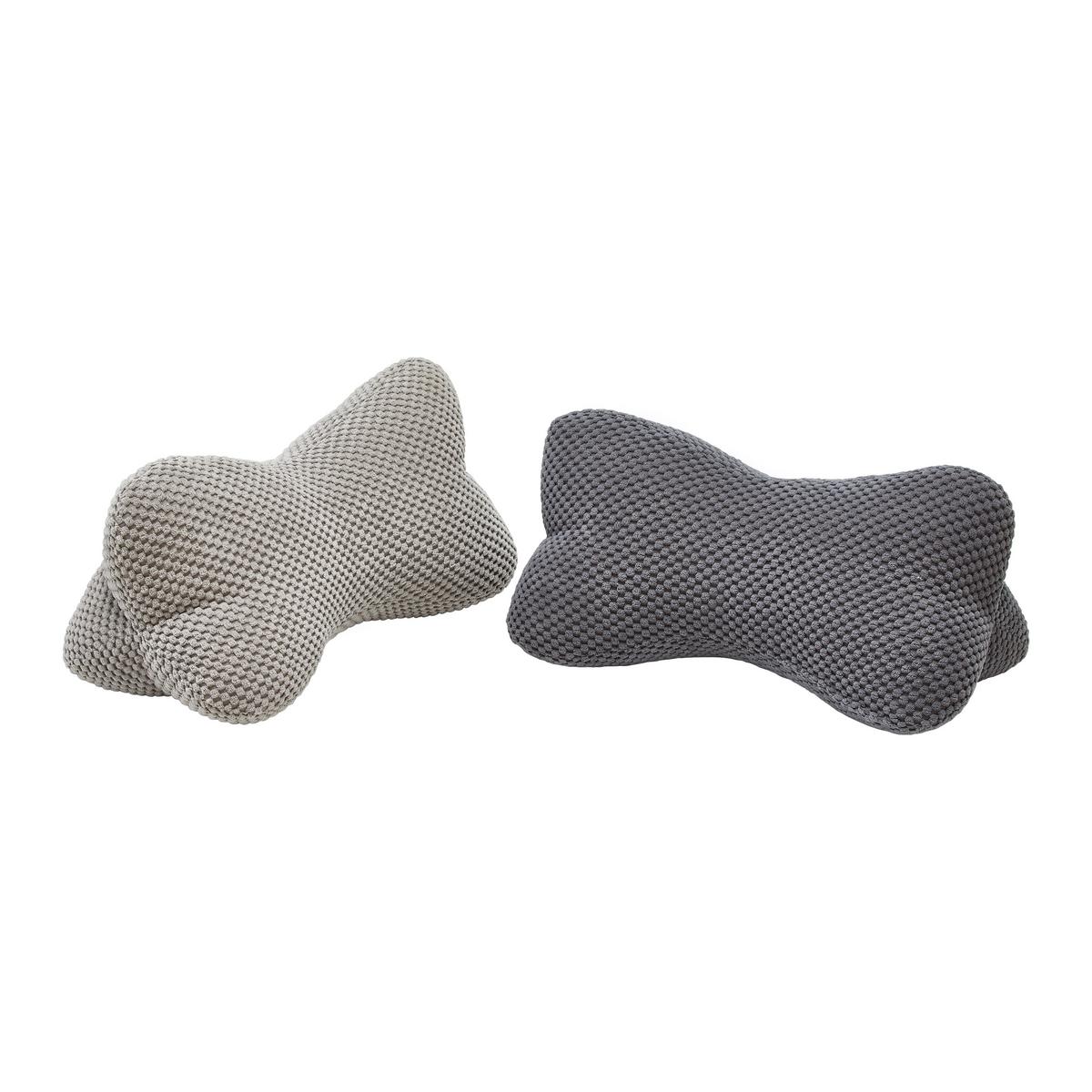 Pernă cervicală Lone - gri, textil (18/35cm) - Mömax