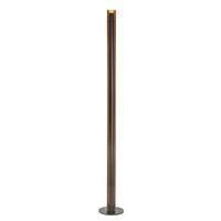 LED-Stehleuchte Gumo in Schwarz/Gold max. 24 Watt - Goldfarben/Schwarz, Modern, Metall (18/144cm) - Mömax