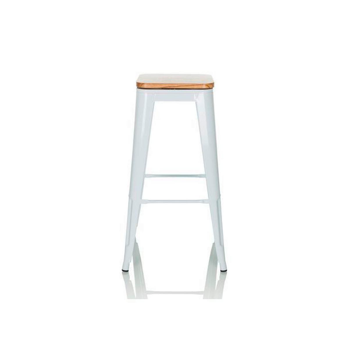 Barski Stol Vantaggio High Ws, Bela - bela, Moderno, kovina/les (44/77/44cm) - MID.YOU