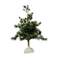 CHOINKA DEKORACYJNA PI23A133 - zielony, Lifestyle, tworzywo sztuczne/materiały naturalne (30/60cm) - X-Mas