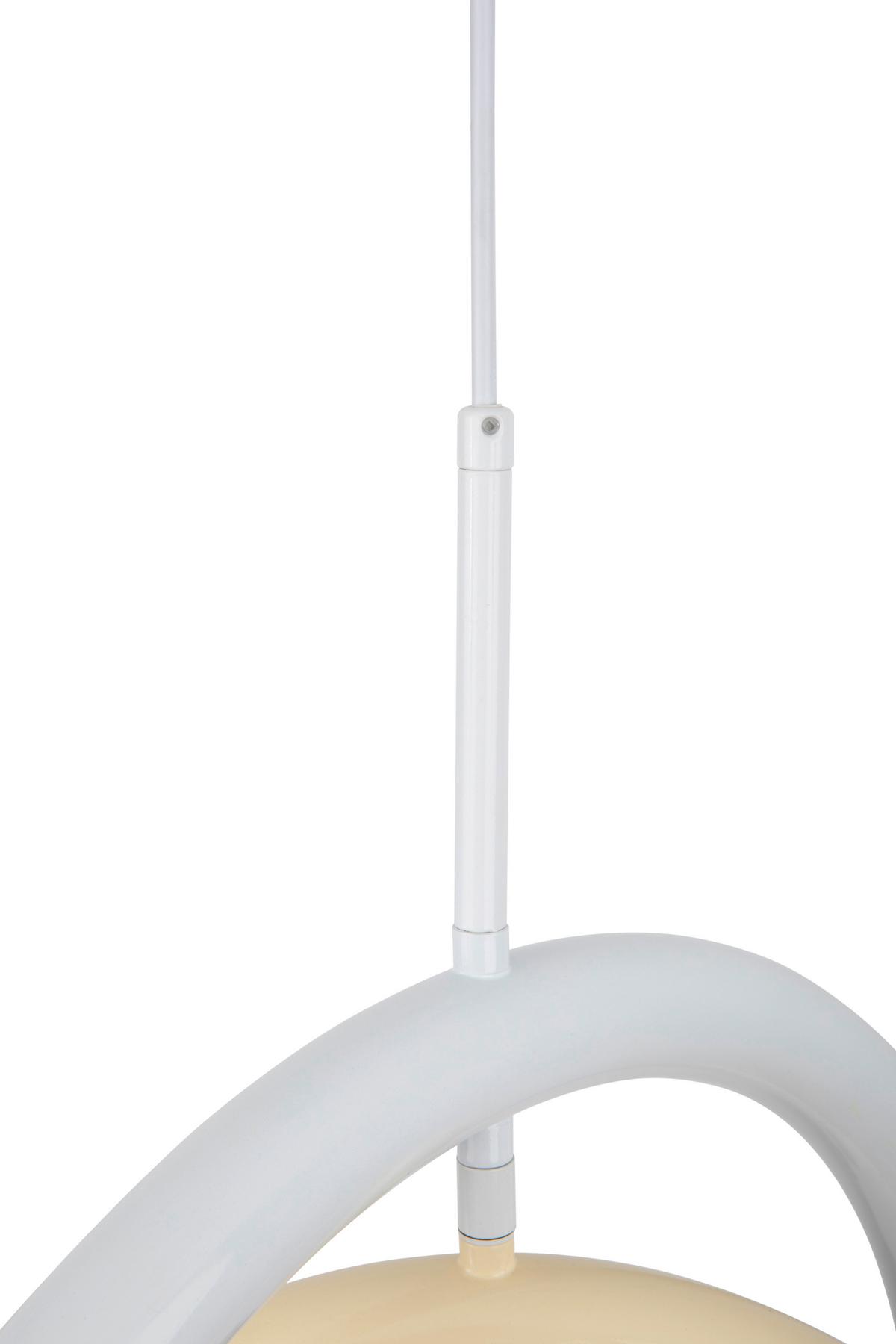 LAMPA WISZĄCA KEKE - czerwony/kremowy, Design, metal (45/35/120cm) - Collett's Monde