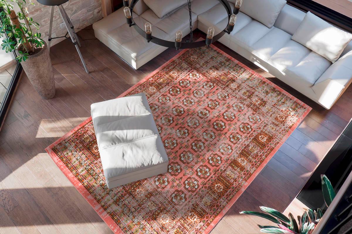 Vintage-teppich 7ry5n-200-290 - Rot, Trend, Textil (200/290cm) - Kayoom