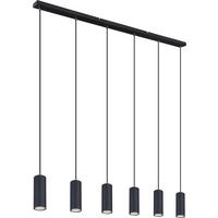 Svjetiljka Viseća Witmo - crna, Konvencionalno, metal (115/6/120cm)