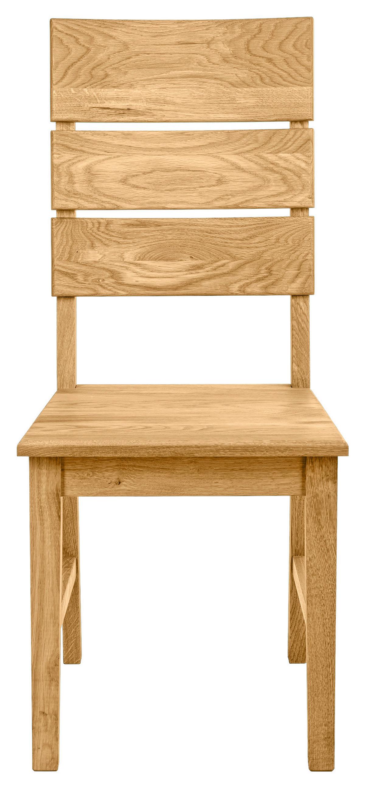 KRZESŁO JAKOB - dąb dziki, Natur, drewno (43/97,5/52cm) - Carryhome