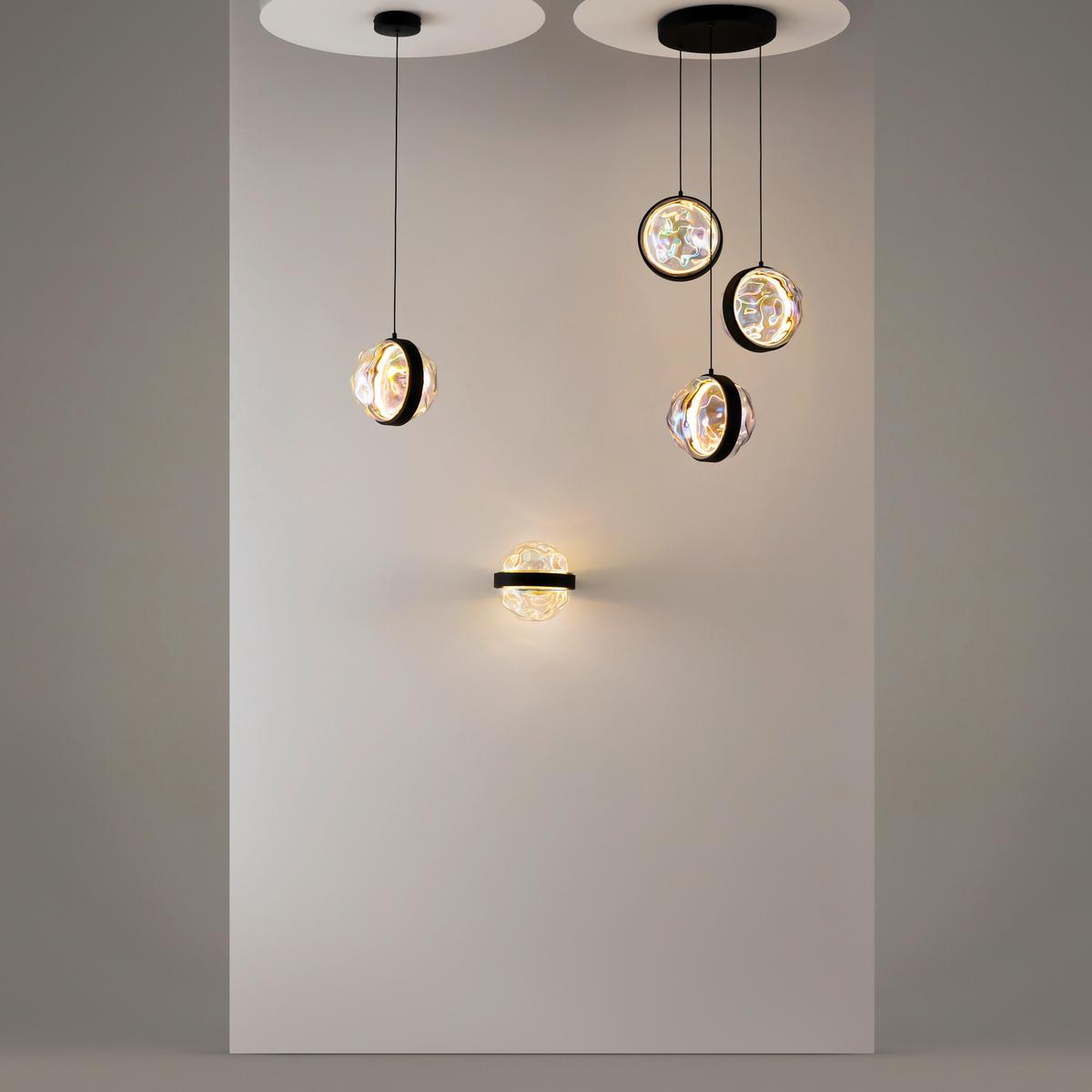 Pendelleuchte Mod379pl-L17b2.7k - Schwarz, Design, Metall (38/320cm) - MAYTONI