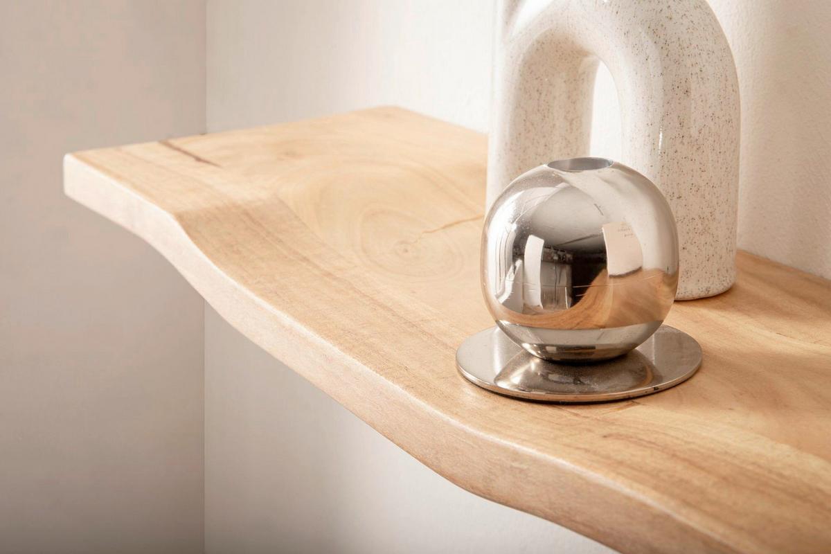 Wandboard Wl7.399 - Akaziefarben, Design, Holz (120/5/20cm) - Livetastic