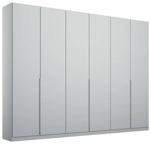 Dulap cu uși rotative ALABAMA - gri deschis, Modern, material pe bază de lemn (271/229/54cm)