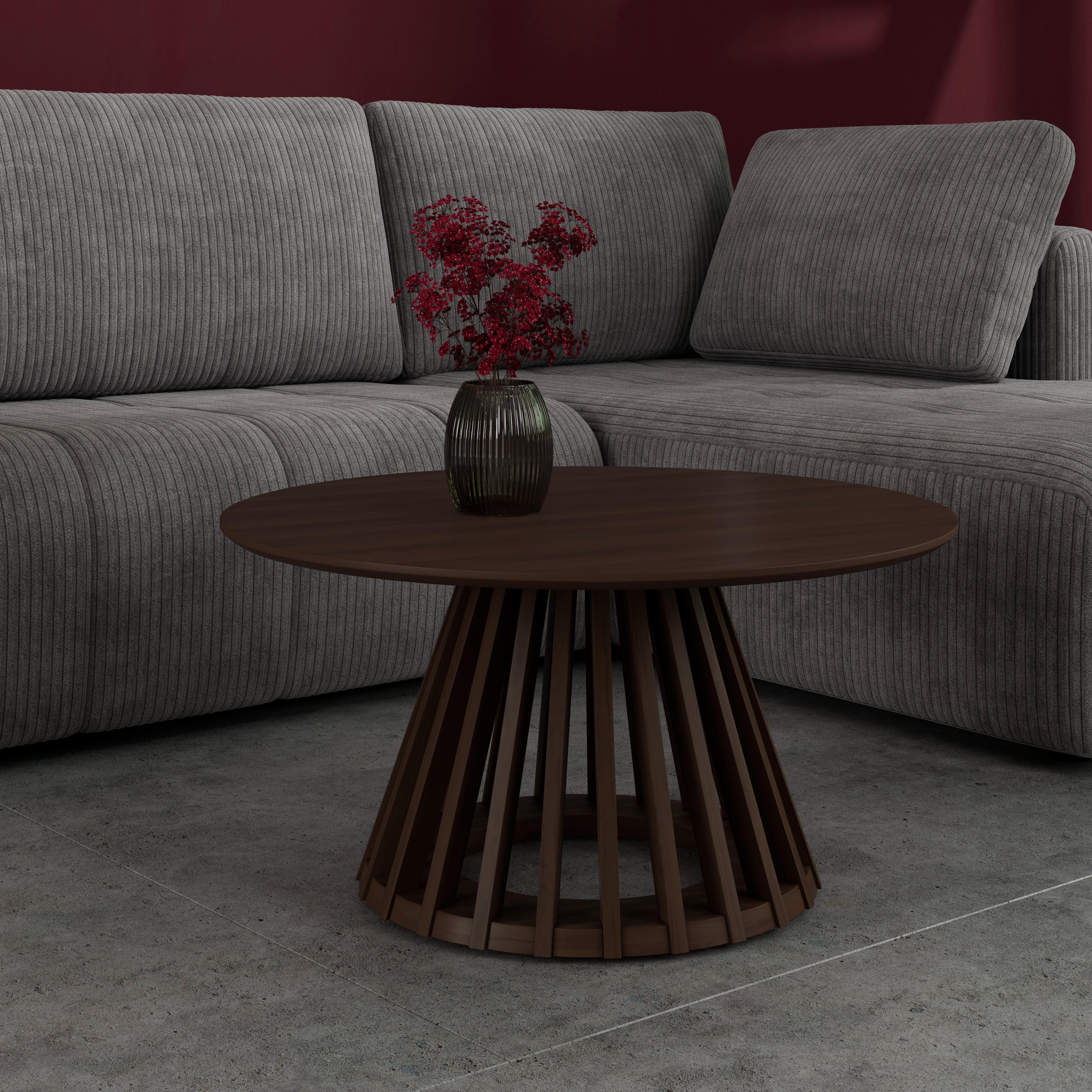 Couchtisch Ennio Walnussfarben MDF - Walnussfarben, MODERN, Holz/Holzwerkstoff (80/40/80cm) - Bessagi Home