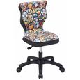 Jugenddrehstuhl mit Tier Motiven - Blau/Anthrazit, MODERN, Kunststoff/Textil (53/81/53cm) - PREMIUM LIVING