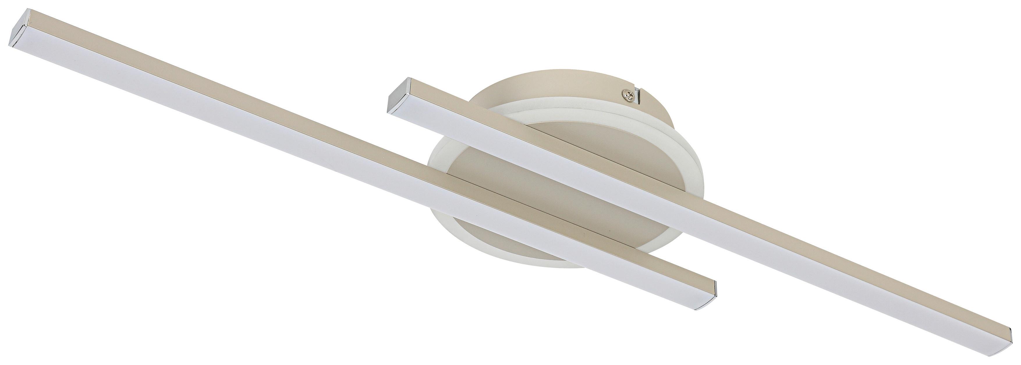 LED-TAKLAMPA OLGA - sandfärgad, Modern, metall/plast (58/15/5cm) - Mömax