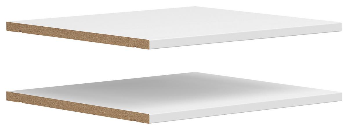 Einlegeboden Multistauraum Weiß - Weiß, MODERN, Holzwerkstoff (42/1,5/36cm) - Mömax