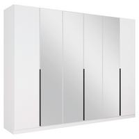 Ormar S Klasičnim Vratima Skyla - bijela, Moderno, drvni materijal/metal (271/210/54cm) - Modern Living