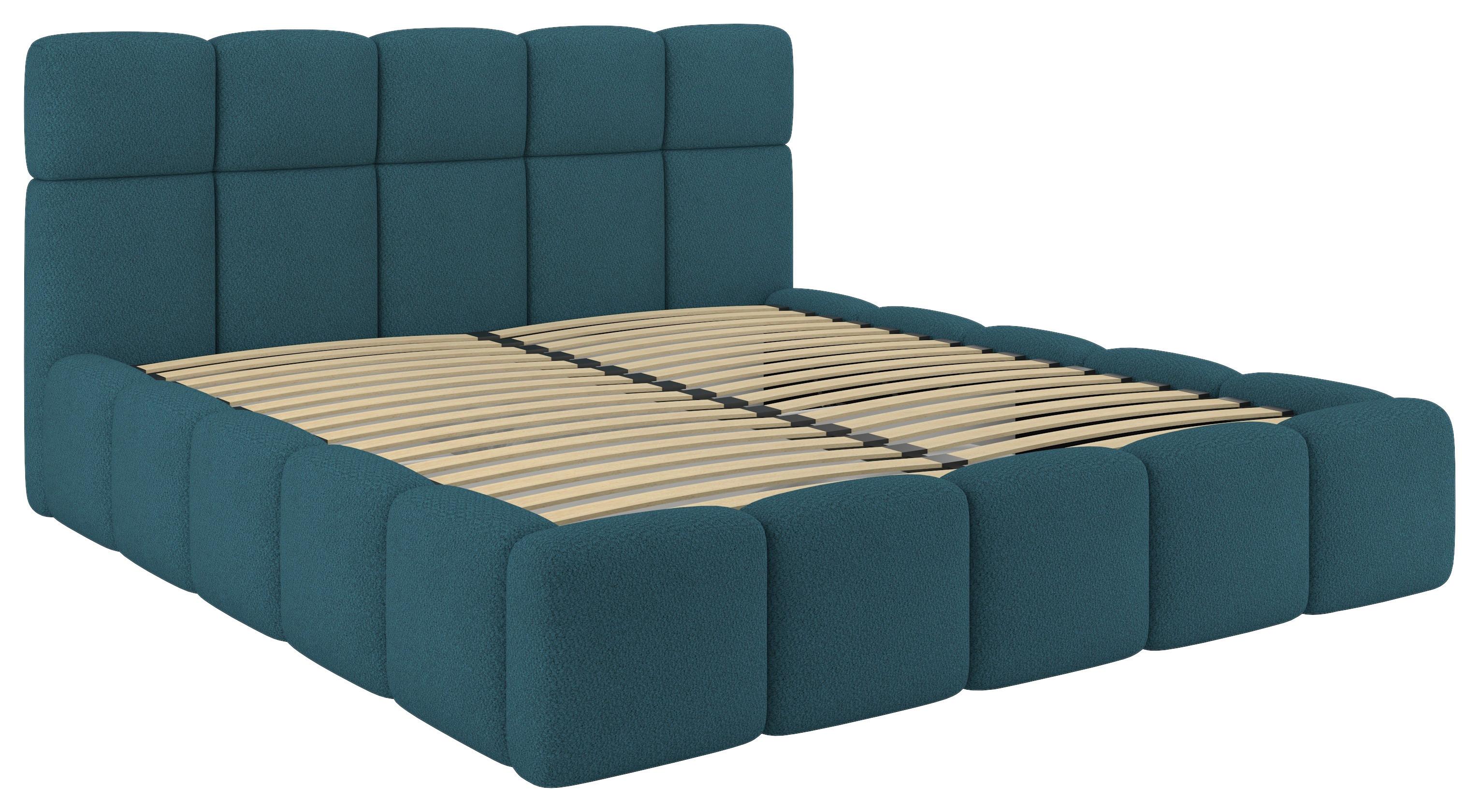 PAT TAPITAT CLOUDY - turcoaz, Trend, plastic/lemn (180/200cm) - Luca Bessoni