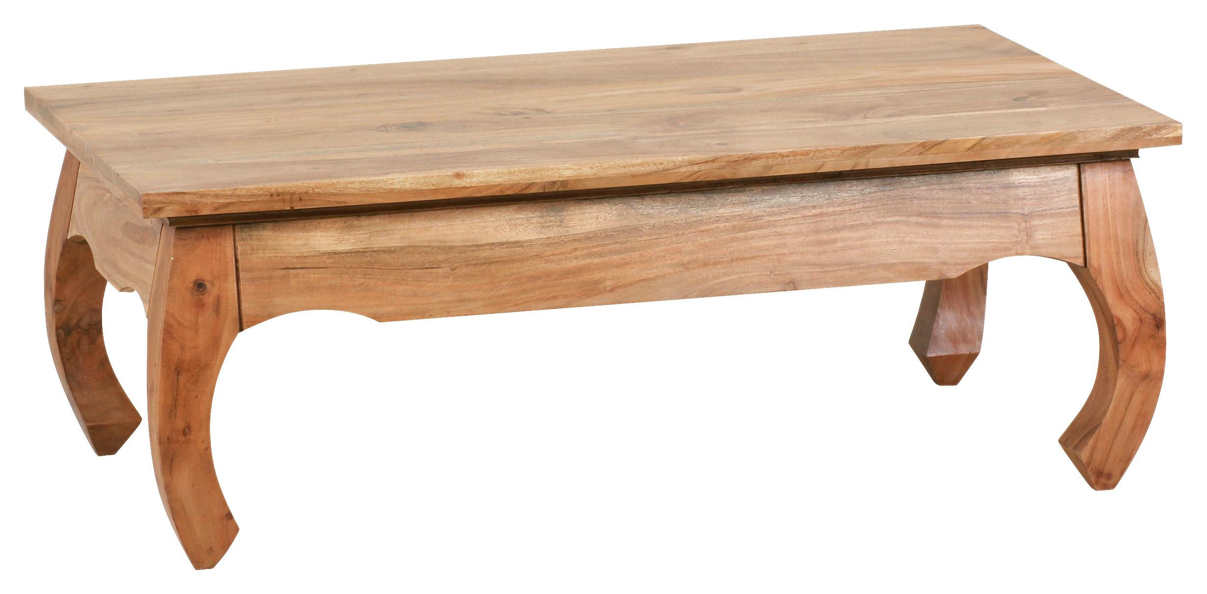 Klubska Miza Opium - barve akacije, Design, les (110/60/40cm) - MID.YOU