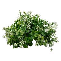 Kunstpflanze Eucalypthuskugel I In Grün/weiss - Weiss/Grün, Basics, Kunststoff (15cm) - Modern Living