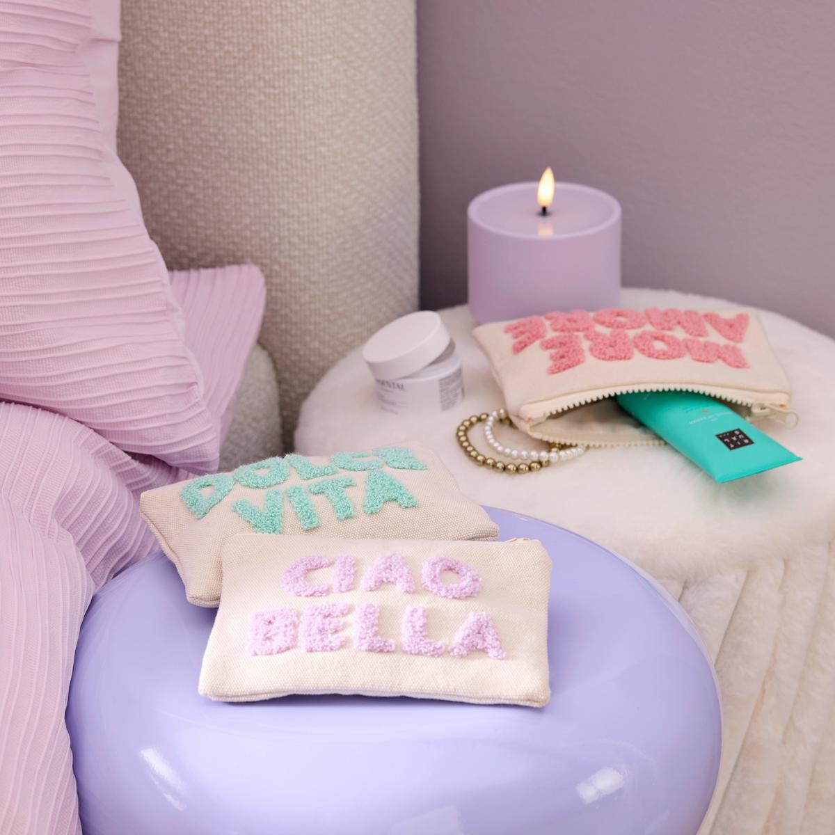 Kosmetiktasche Kia Beige/Mintgrün - Beige/Mintgrün, Basics, Kunststoff/Textil (16,5/10,5cm) - Mömax