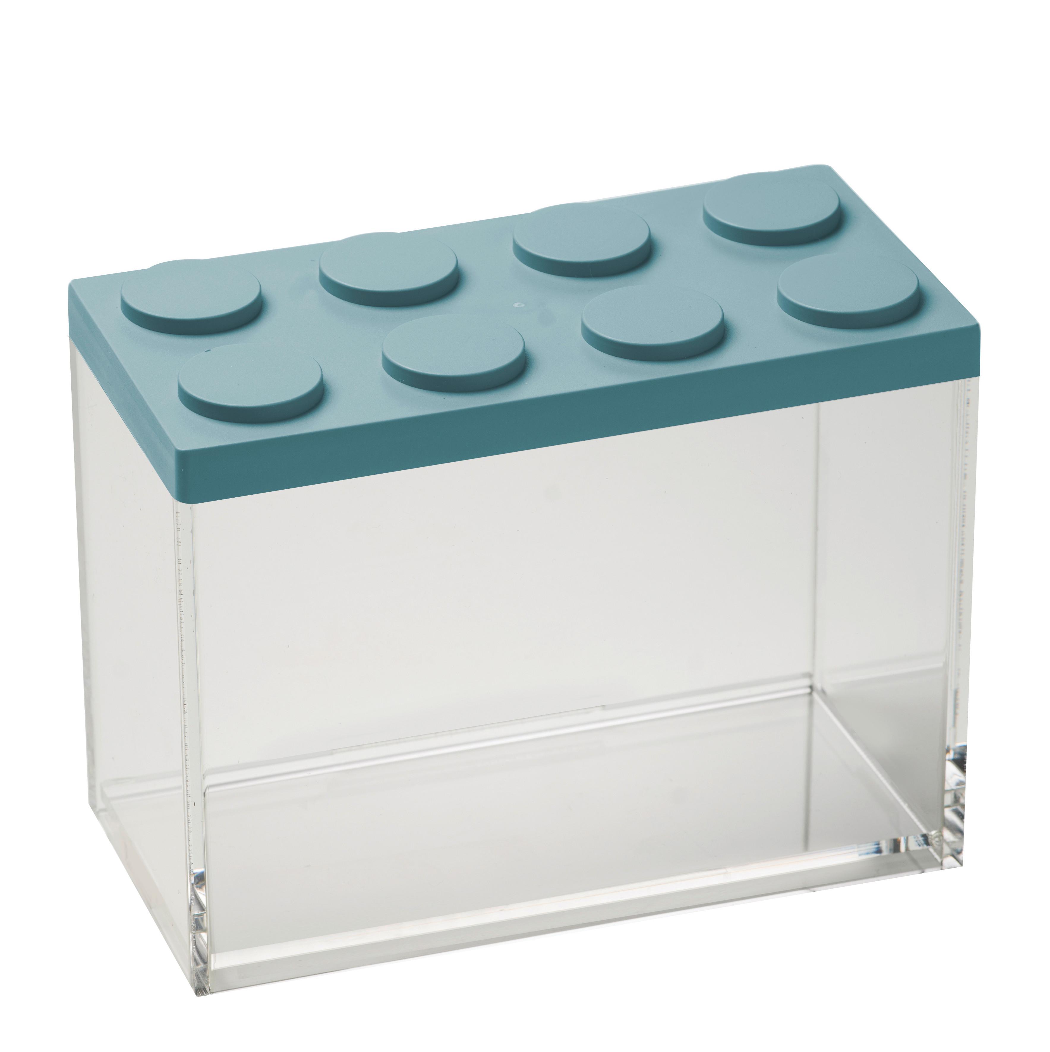 Vorratsdose Giova in Transparent/Blau ca. 2 l - Blau/Transparent, Kunststoff (10/20/15,5cm)