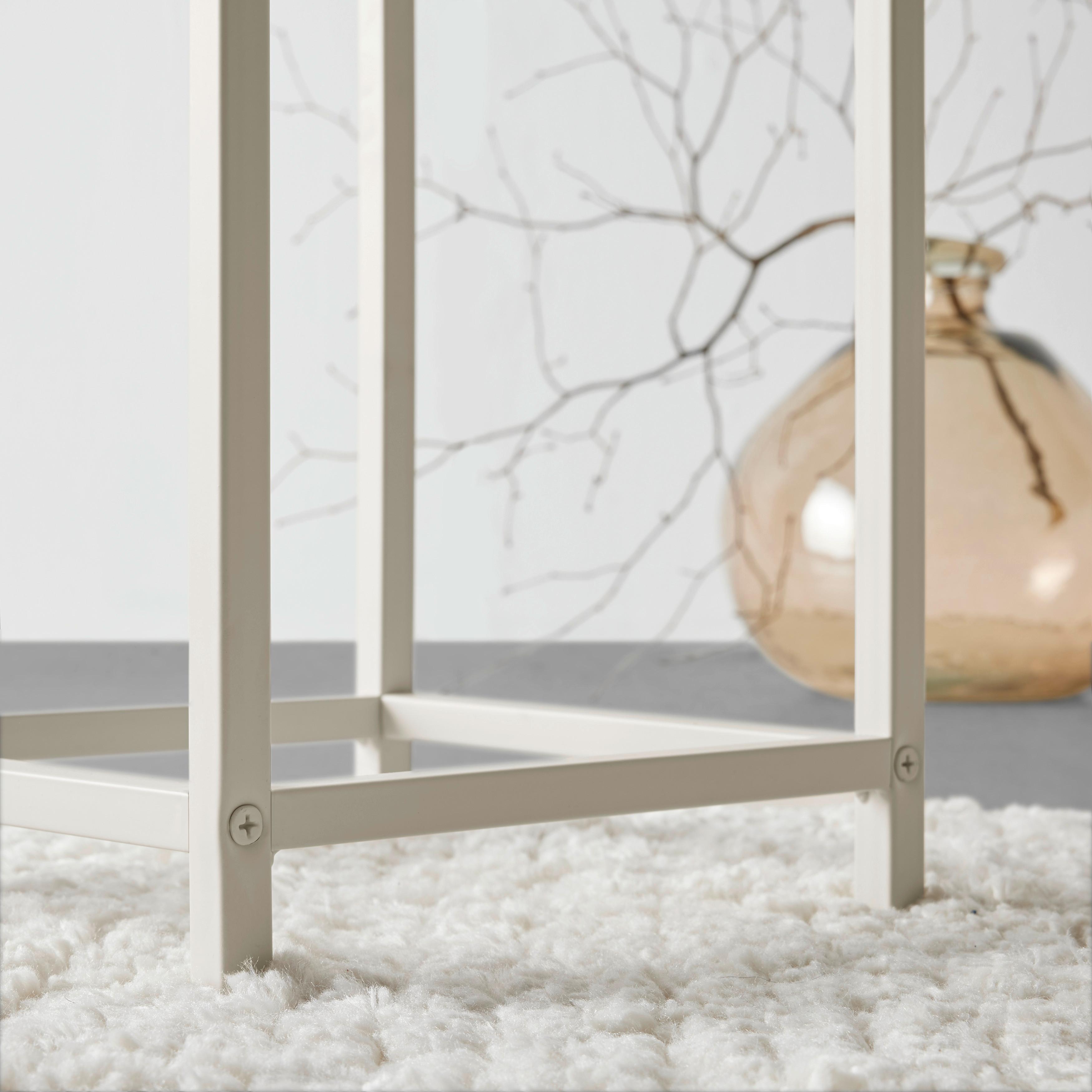 BLOMPIEDESTAL VERA - sandfärgad, Modern, metall (25/60/25cm) - Mömax