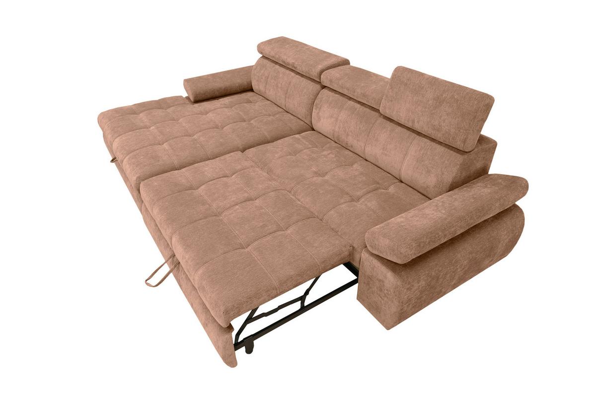 Coltar VEGAS - teracotă, Design, lemn/textil (173/294cm) - Modern Living