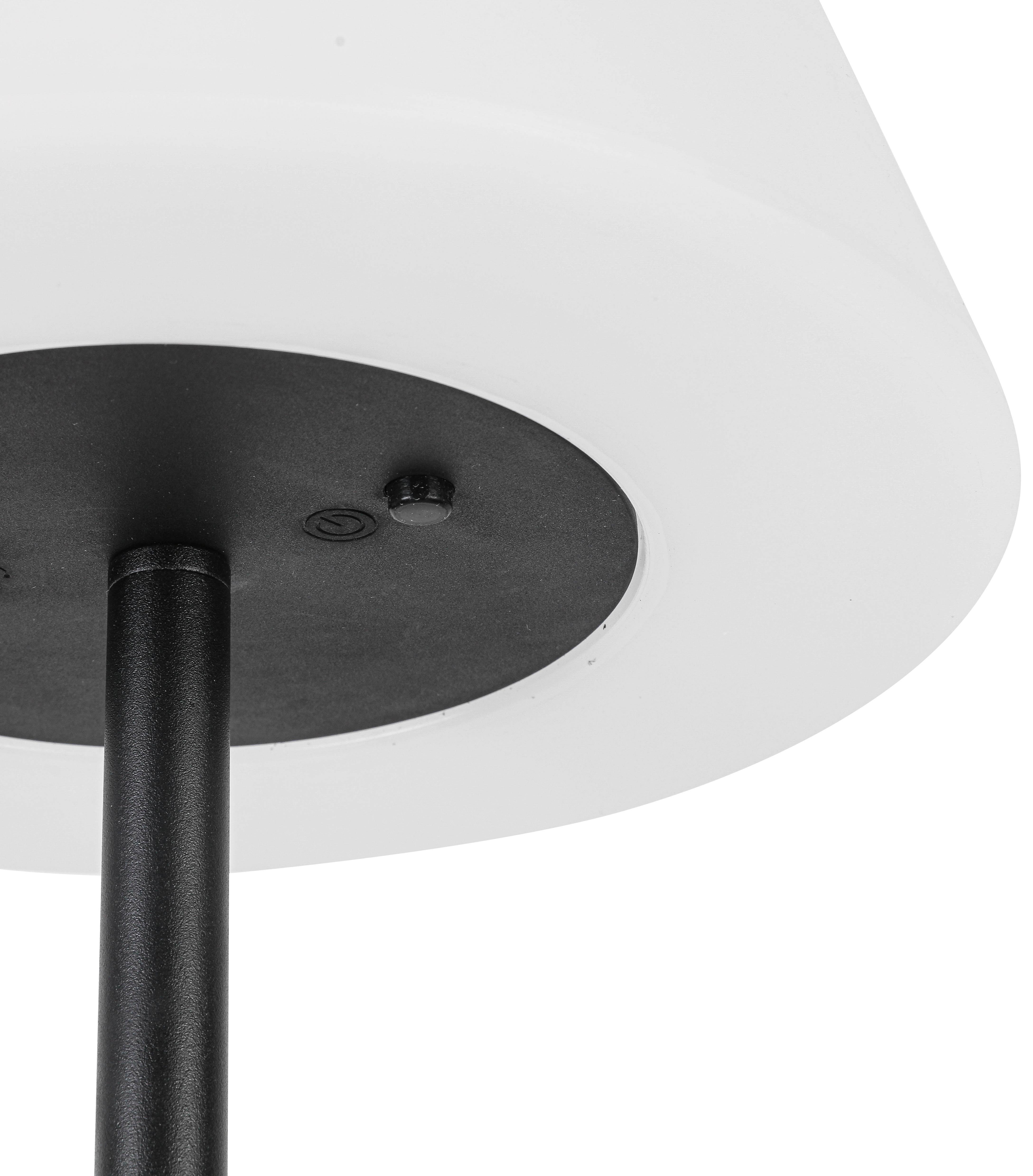 LED-UTOMHUSLAMPA JOM - vit/svart, Modern, metall/plast (25cm) - Modern Living