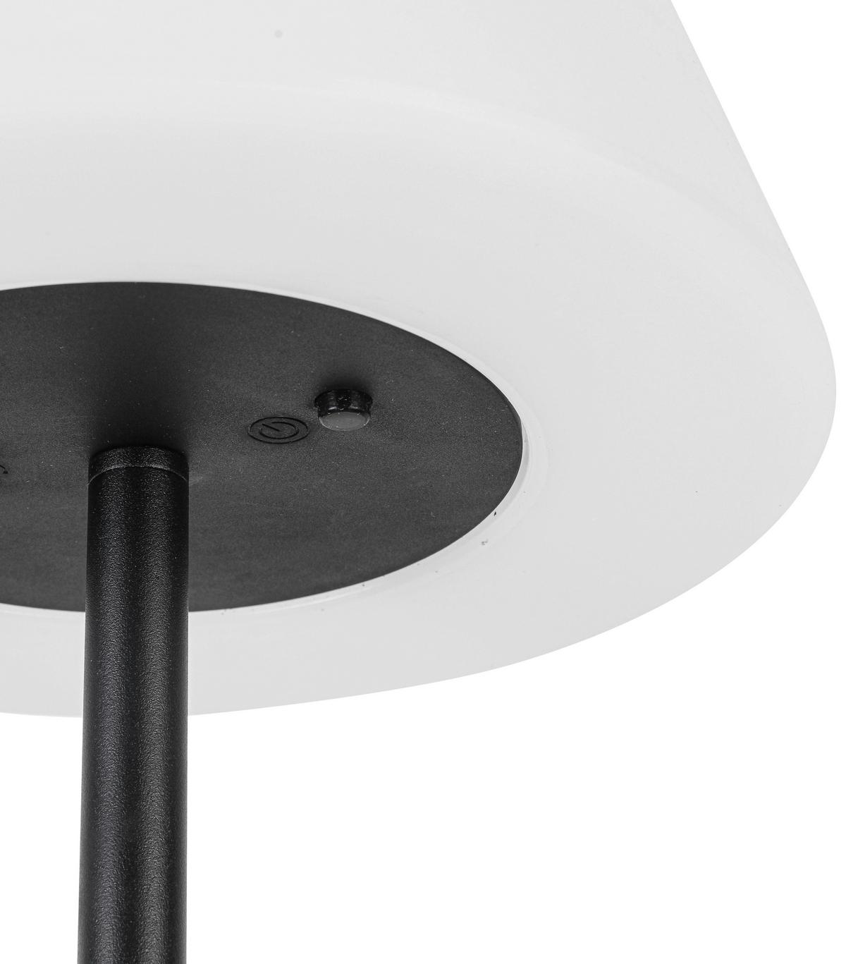 Lampă de exterior cu LED Jom - alb/negru, Modern, plastic/metal (25cm) - Modern Living