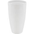 Blumentopf Mila aus Keramik - Taupe/Anthrazit, KONVENTIONELL, Keramik (16.5/16.5/29cm) - MÖMAX modern living