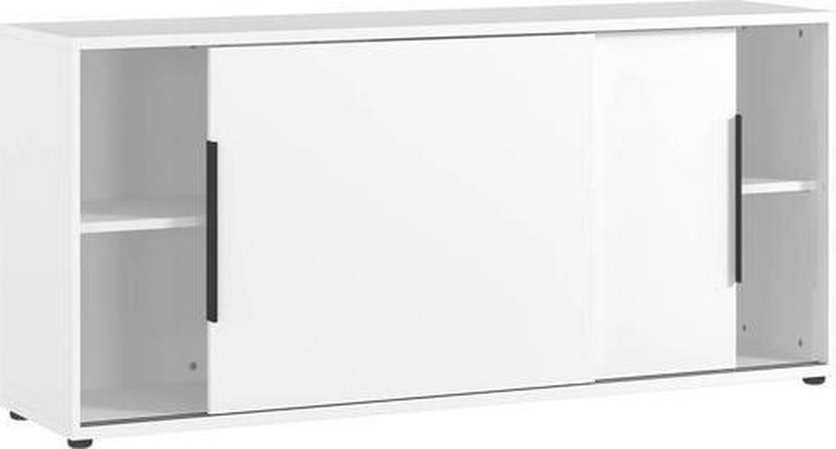 Aktenschrank Ribera in Weiß - Weiß, MODERN, Holzwerkstoff (160/74/40cm) - Premium Living